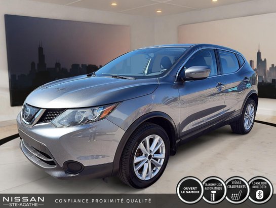 2019 Nissan Qashqai S TI | AUTOMATIQUE | GROUPE COMMODITÉ | UN SEUL PROPRIÉTAIRE Grey