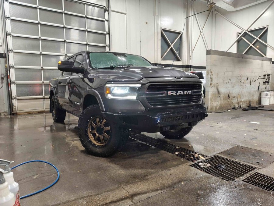 2022 Ram 1500 Laramie Sport Level B 3.0L | Aftermarket Body Armor Bumpers Grey