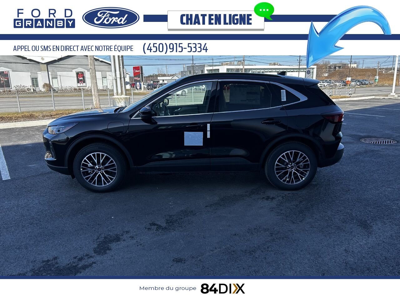 Ford Escape 2025 Noir agate métallisé Granby - photo #5