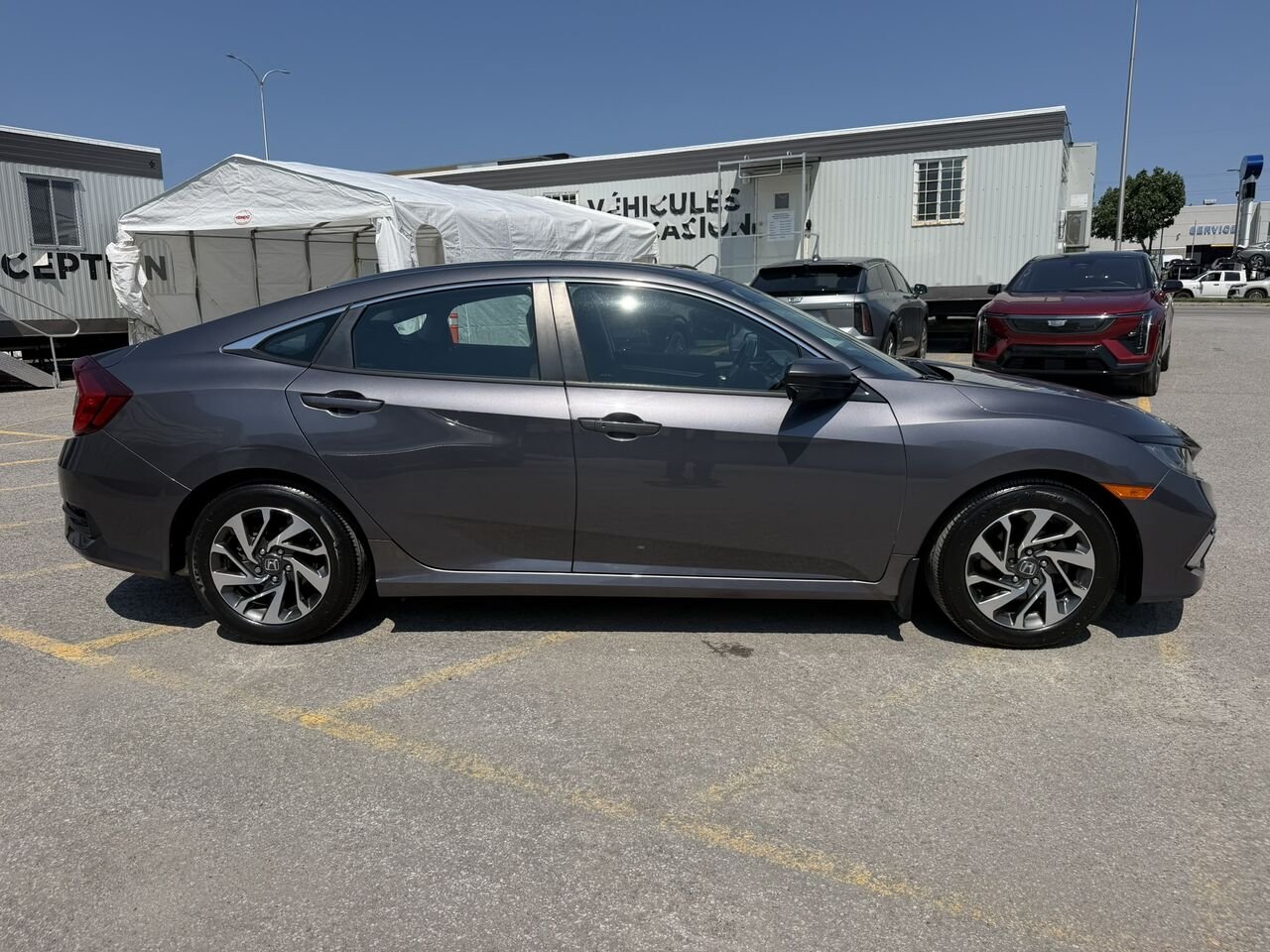 Honda Civic Berline EX AUTOMAITQUE 2019 Noir Laval - photo #6