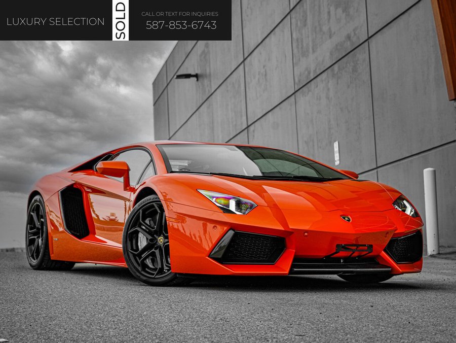 2014 Lamborghini Aventador 2014 Orange