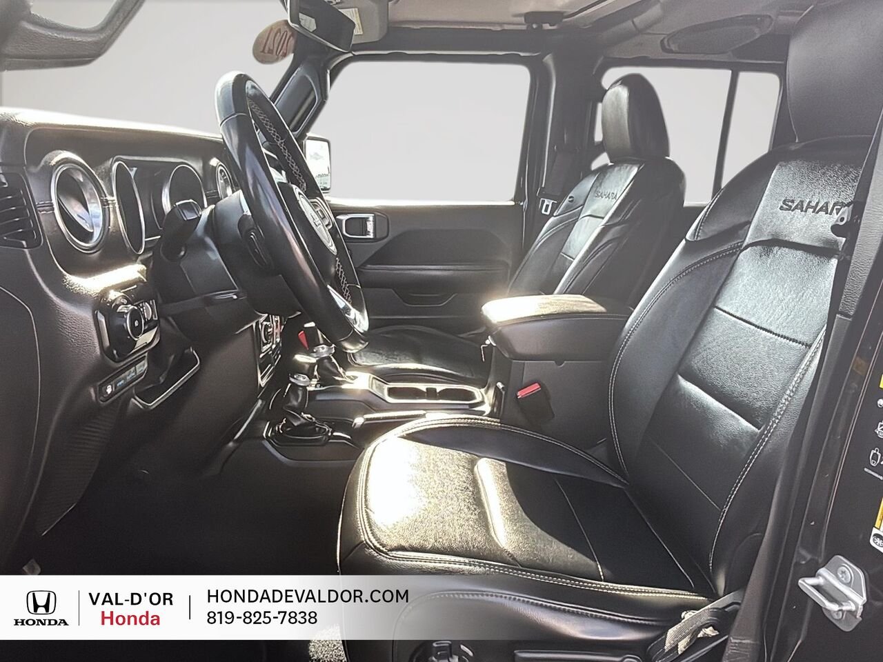 Jeep Wrangler 4xe Unlimited Sahara 4x4 2021 Noir Val-d'Or - photo #6