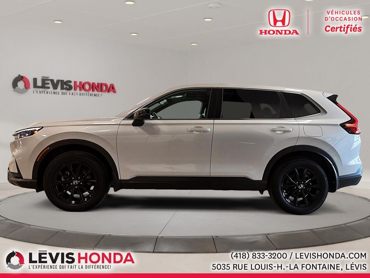 2025 Honda CR-V hybride EX-L Traction Intégrale White Lévis - photo #8