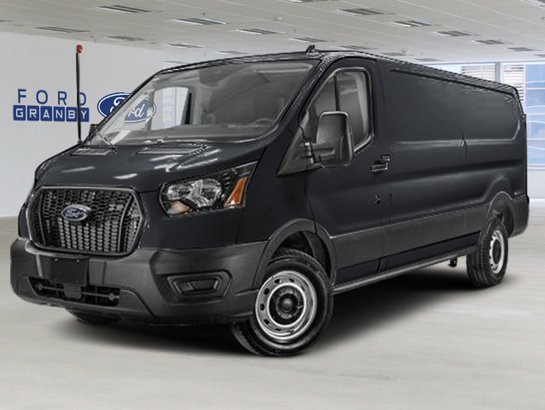 2025 Ford Transit Cargo Van T-250 PA toit bas 130 po PNBV de 9 070 lb Agate Black Metallic
