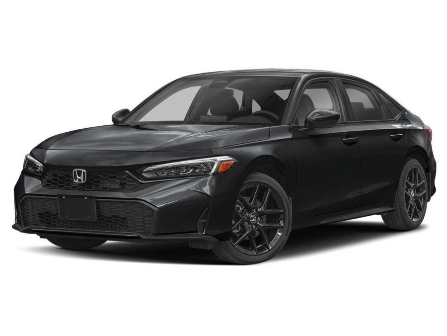 Honda Civic hybride berline Sport eCVT Sedan 2026 Noir cristal nacré