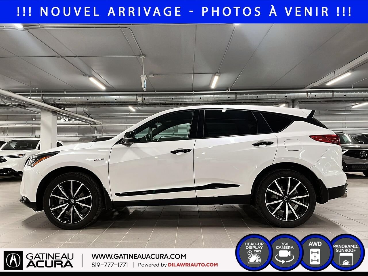 Acura RDX A-Spec Platinum Élite SH-AWD 2025 Blanc Gatineau - photo #7
