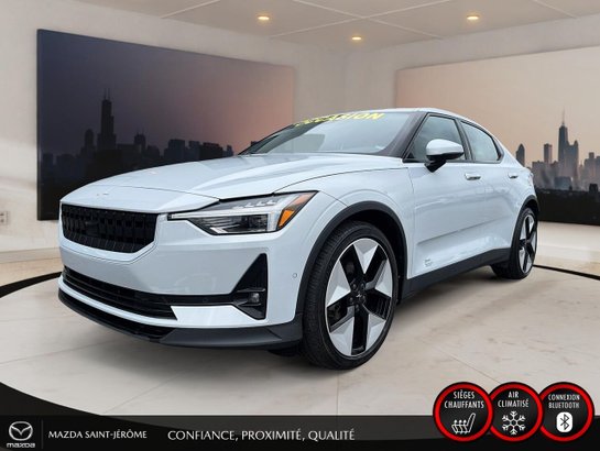 2023 Polestar 2 LONG RANGE DUAL MOTOR | 1 PROPRIÉTAIRE | JAMAIS ACCIDENTÉ | TOIT OUVRANT | CUIR Grey
