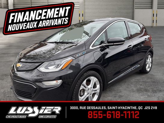 CHEVROLET BOLT EV LT 2020 Noir
