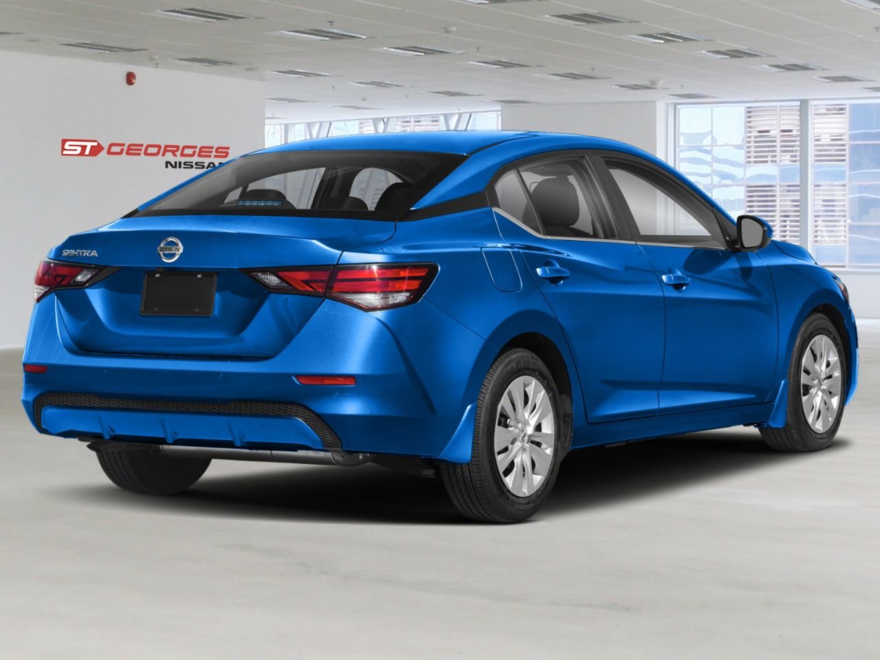 Nissan Sentra 2021 Bleu Saint-Georges - photo #2