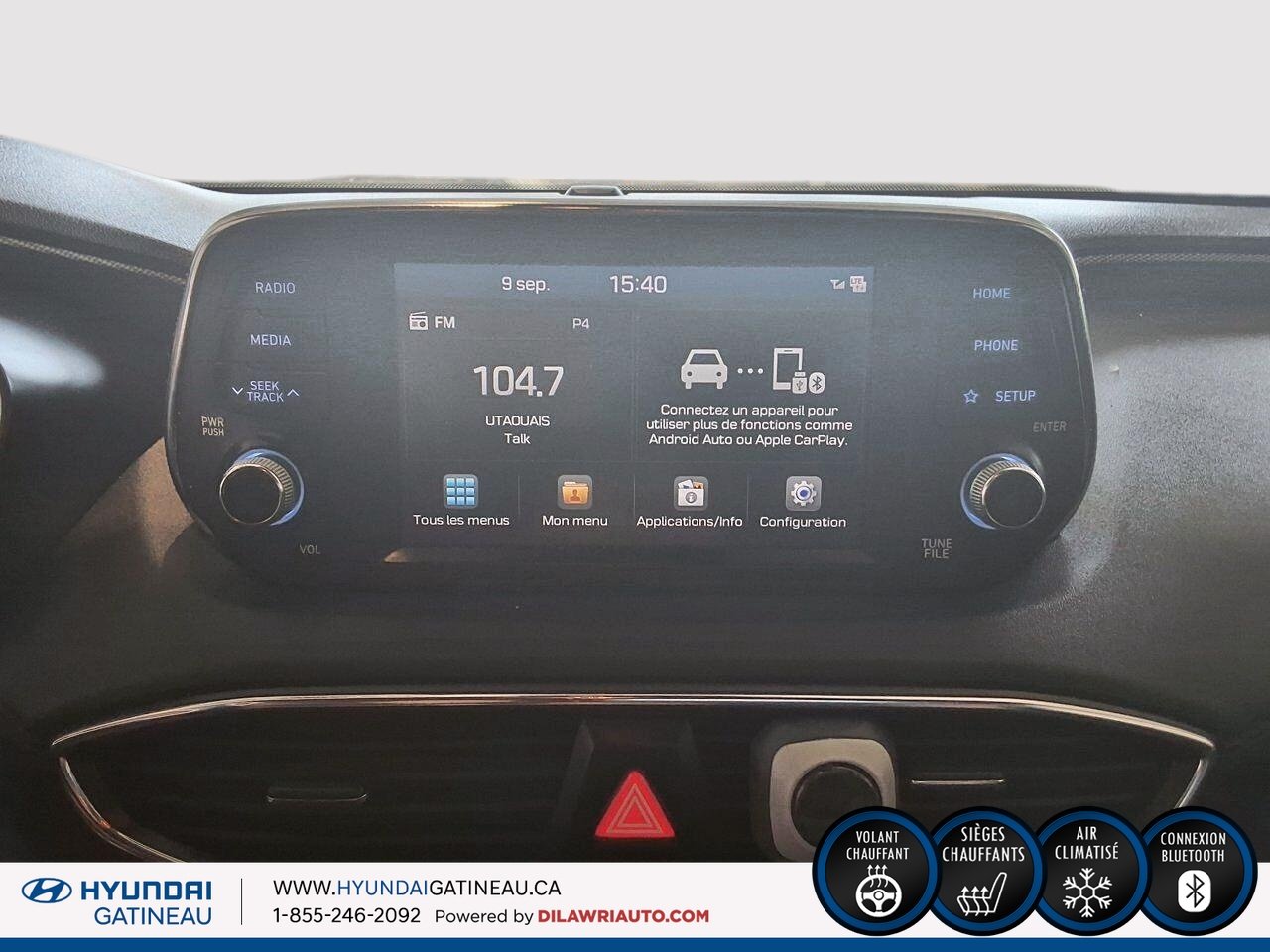 2019 HYUNDAI SANTA FE S Black Gatineau - photo #18
