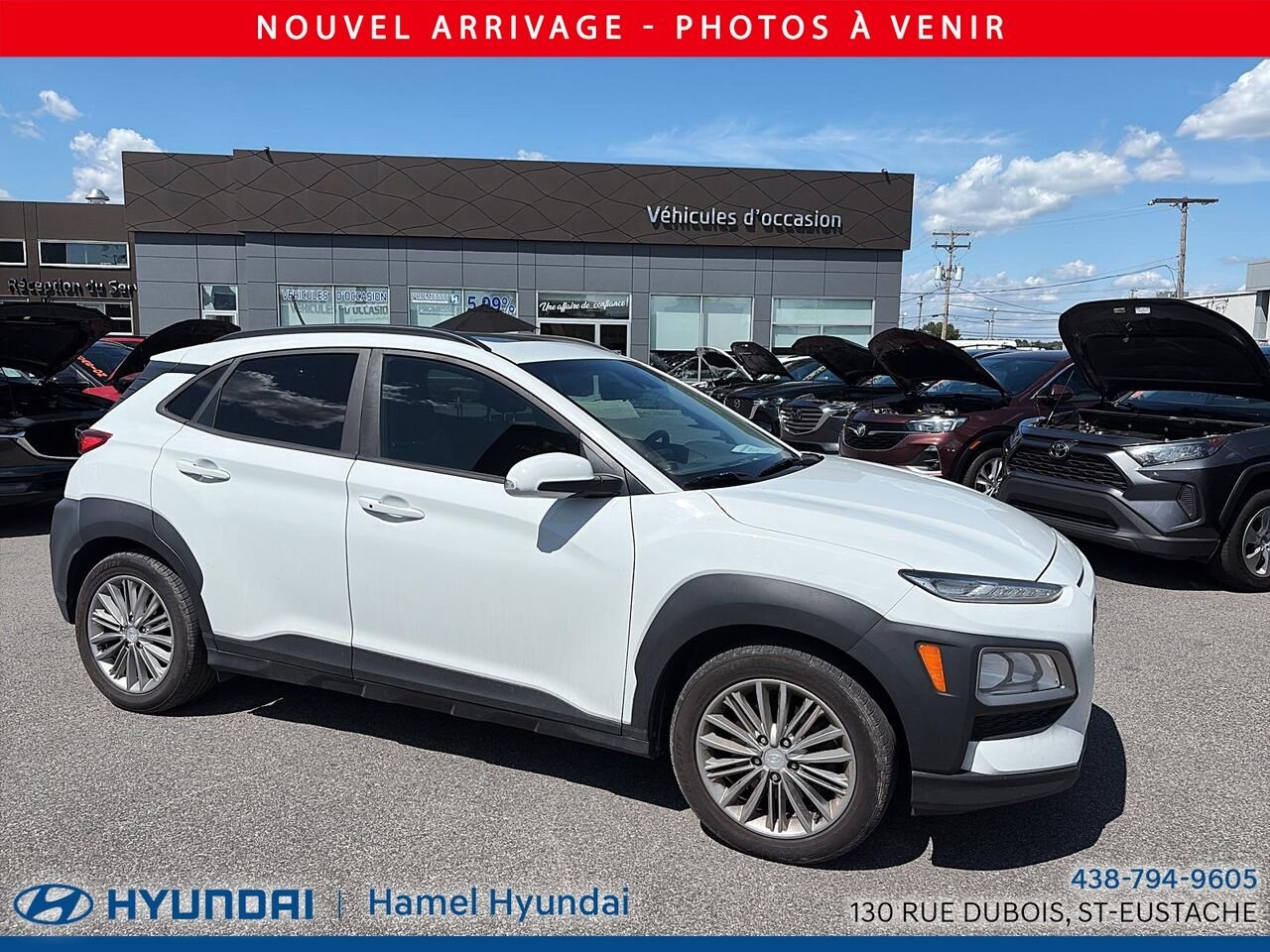 2019 Hyundai Kona White Saint-Eustache - photo #0