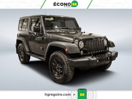 2017 Jeep Wrangler Willys Wheeler 4X4 AUTO A/C MAGS Grey