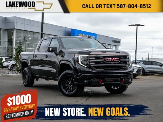 2022 GMC Sierra 1500 AT4X 6.2L | Power Sunroof Black