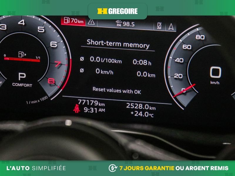 Audi A4 822607 | Progressiv AWD AUTO AC CUIR TOIT NAV CAM RECUL BLE 2022 Gris Laval - photo #23