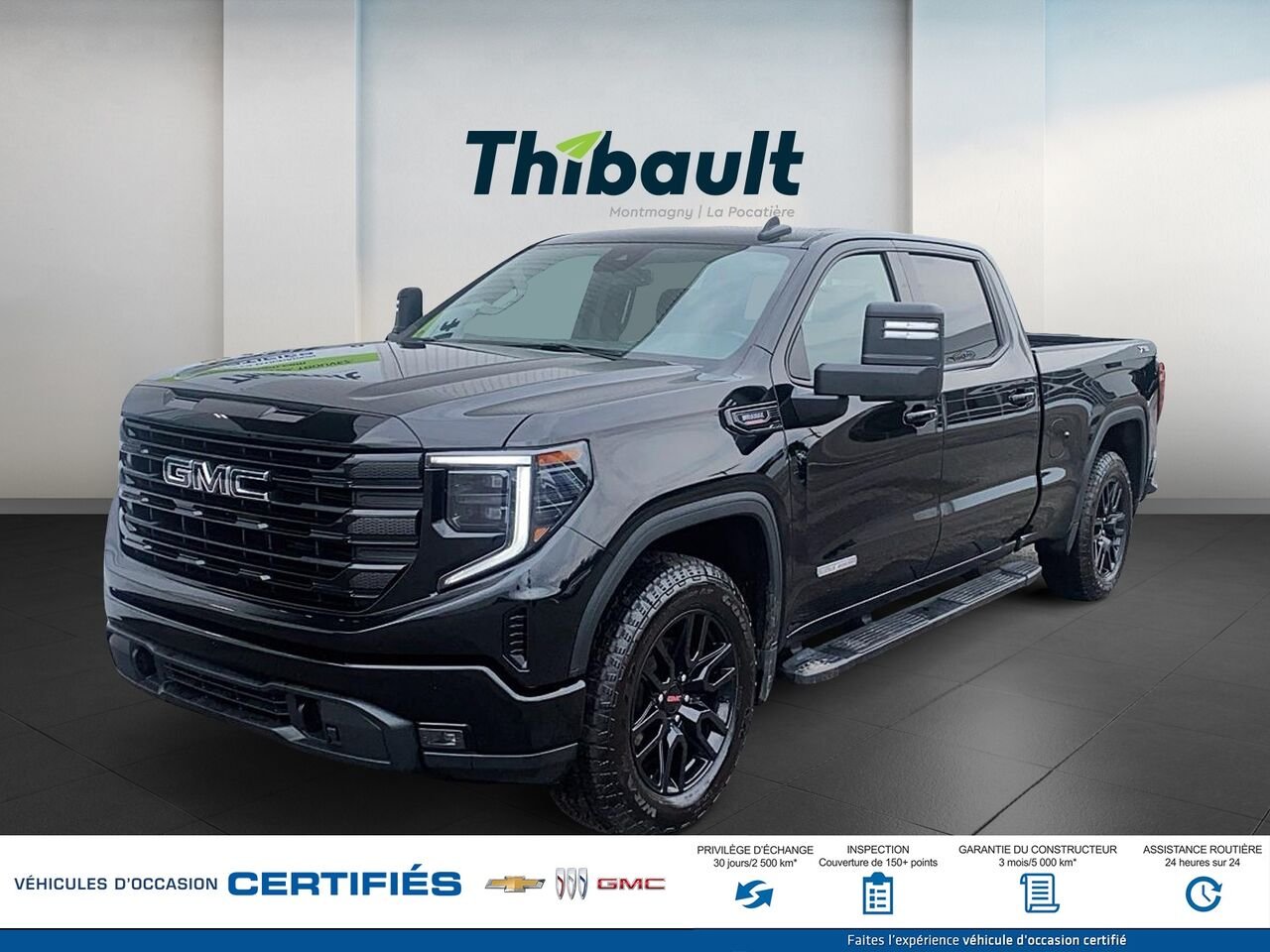 GMC SIERRA Elevation cabine multiplace 4RM 157 po 2024 Noir Montmagny - photo #0