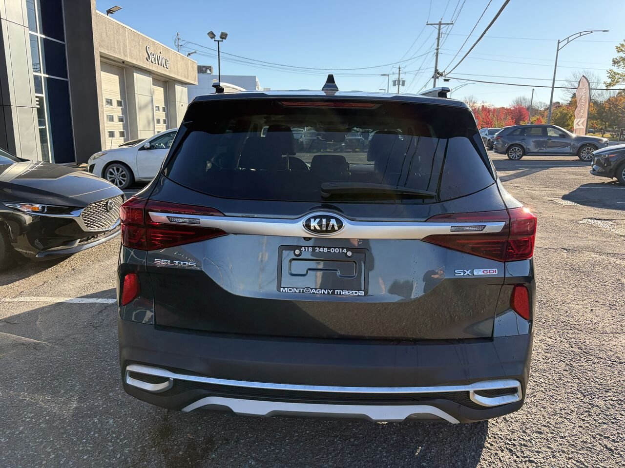 Kia Seltos SX Turbo TI 2021 Gris Montmagny - photo #5