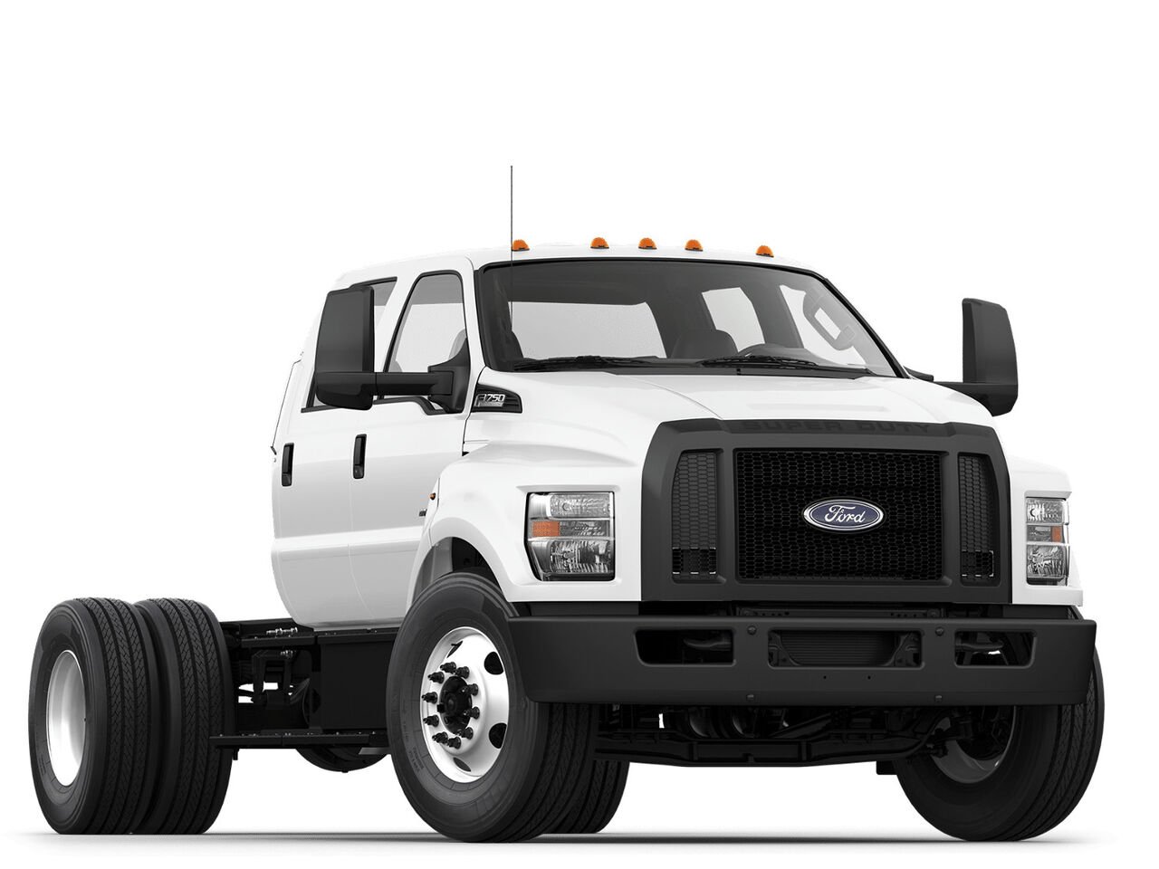 Ford Super Duty F-750 Straight Frame 27000 | SUPER CAB DOCK HGT 2027 Blanc Oxford Saint-Jérôme - photo #2