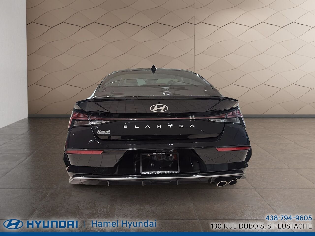 Hyundai Elantra 2024 Noir Saint-Eustache - photo #2