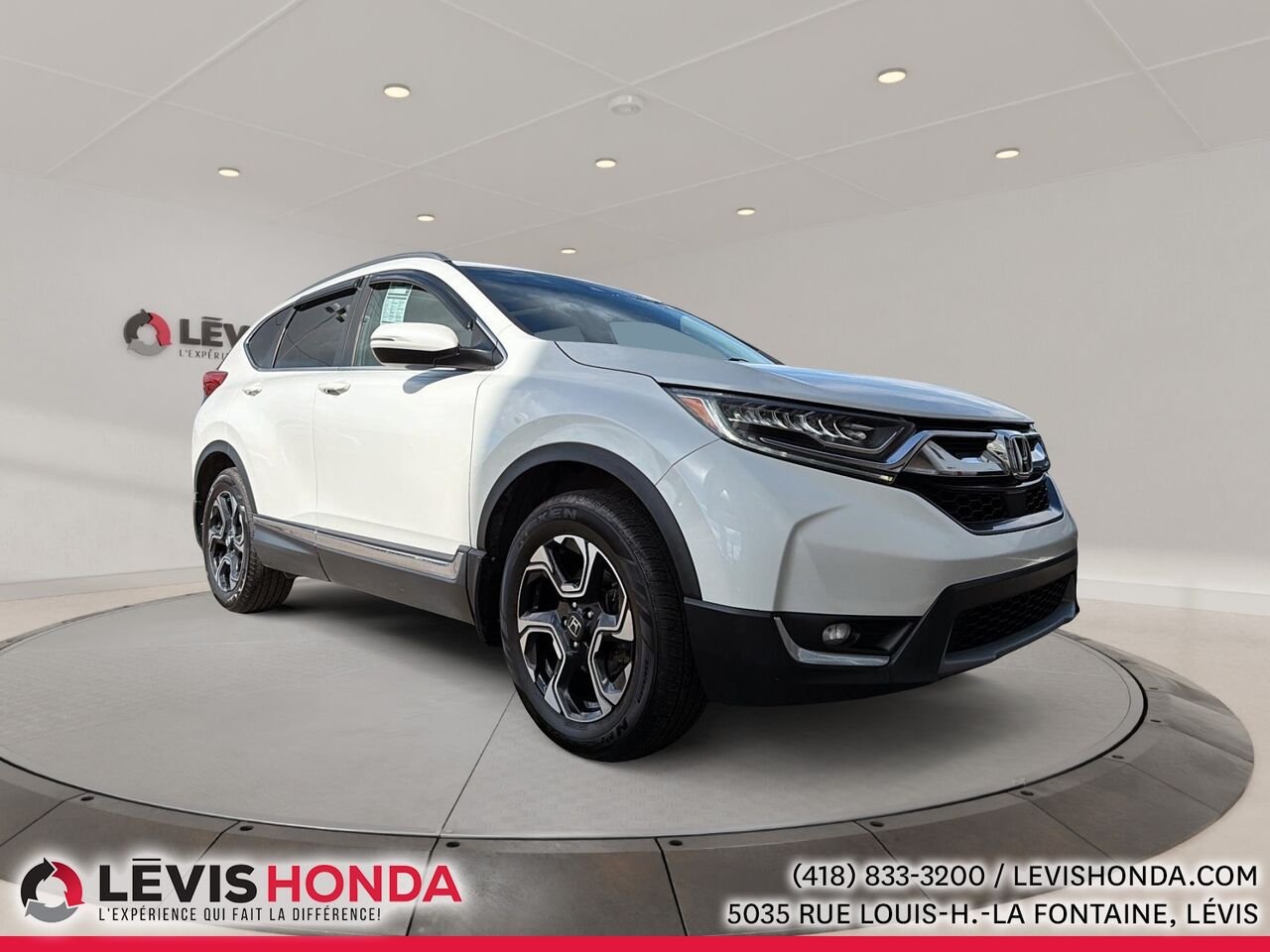 Honda CR-V Touring AWD Touring Traction Intégrale 2018 Blanc Lévis - photo #11