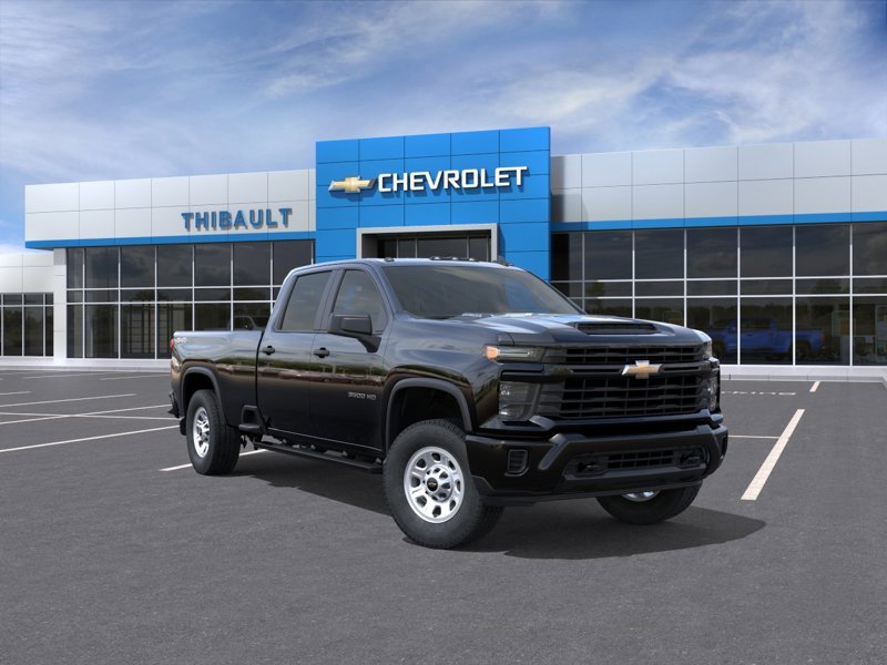 CHEVROLET SILVERADO 3500HD WT cabine multiplace 4RM 172 po 2026 Noir