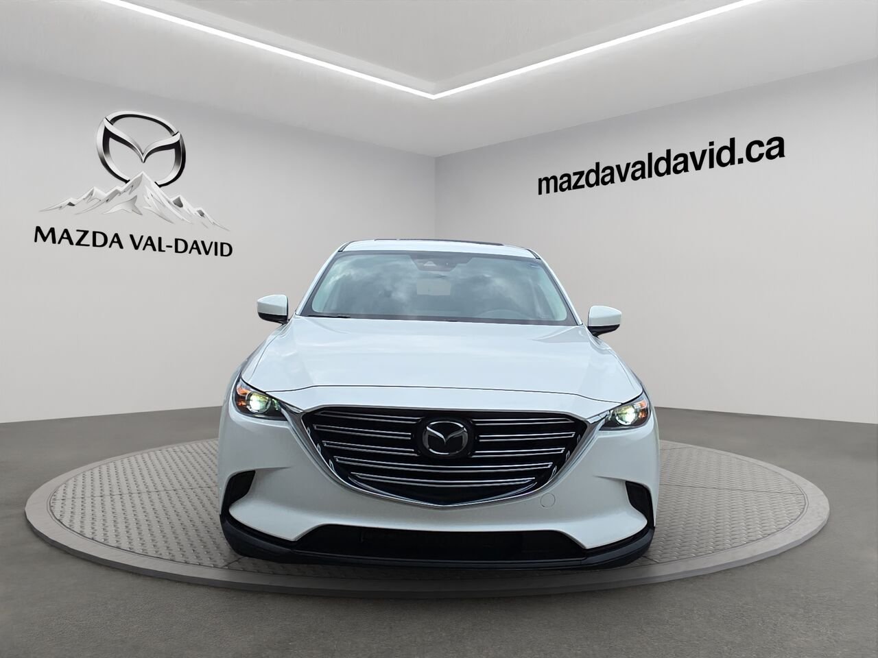 2023 Mazda CX-9 GS-L TI, 7 passagers, Apple carplay, Toit ouvrant, volant chauffant White Val-David - photo #2