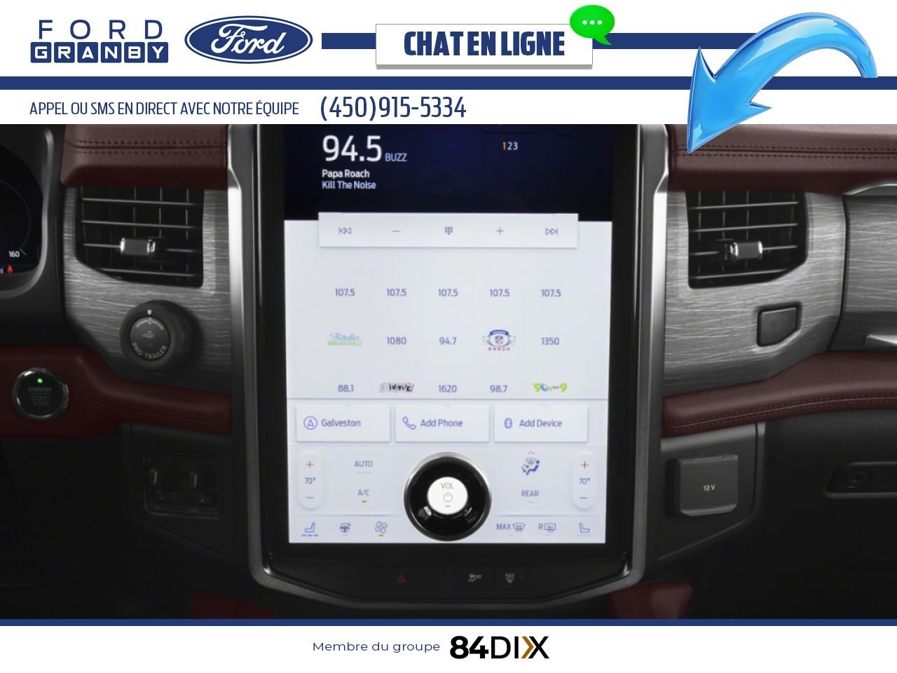 Ford Expedition 2022 Noir agate Granby - photo #10