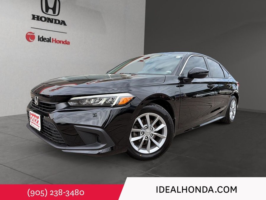 2022 Honda Civic Sedan EX CVT Black