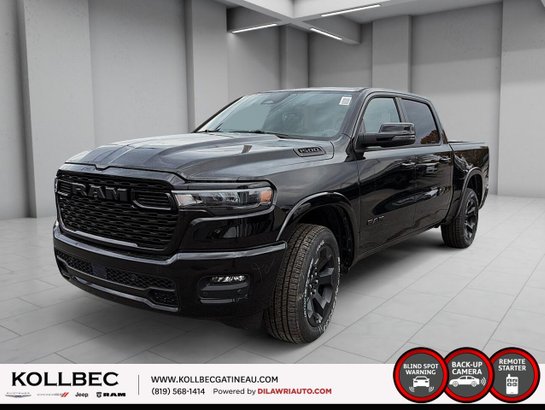 RAM 1500 Big Horn cabine d'équipe 4x4 caisse de 5 pi 7 po 2026 Couche nacrée cristal noir étincelant