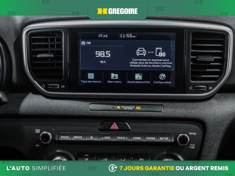 Kia Sportage 820667 | LX AWD AUTO AC MAGS CAM RECULE BLUETOOTH 2020 Blanc Laval - photo #19