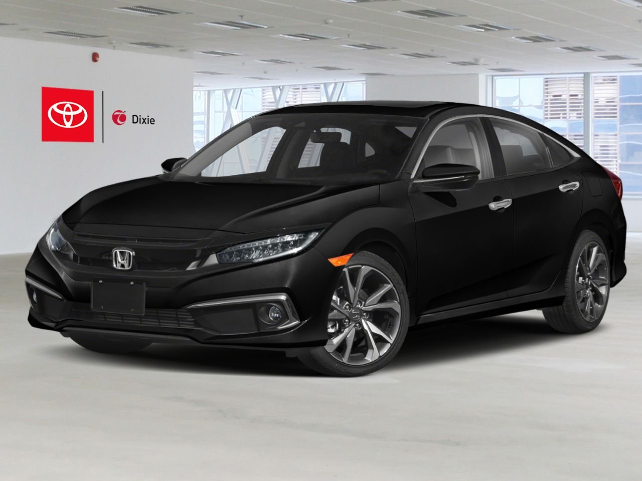 2019 Honda Civic Sedan TOURING CVT Black Mississauga - photo #0