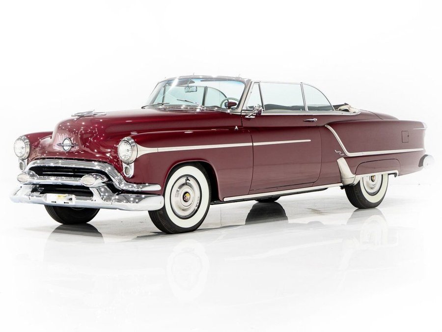 Oldsmobile 98 1953 1953 Rouge