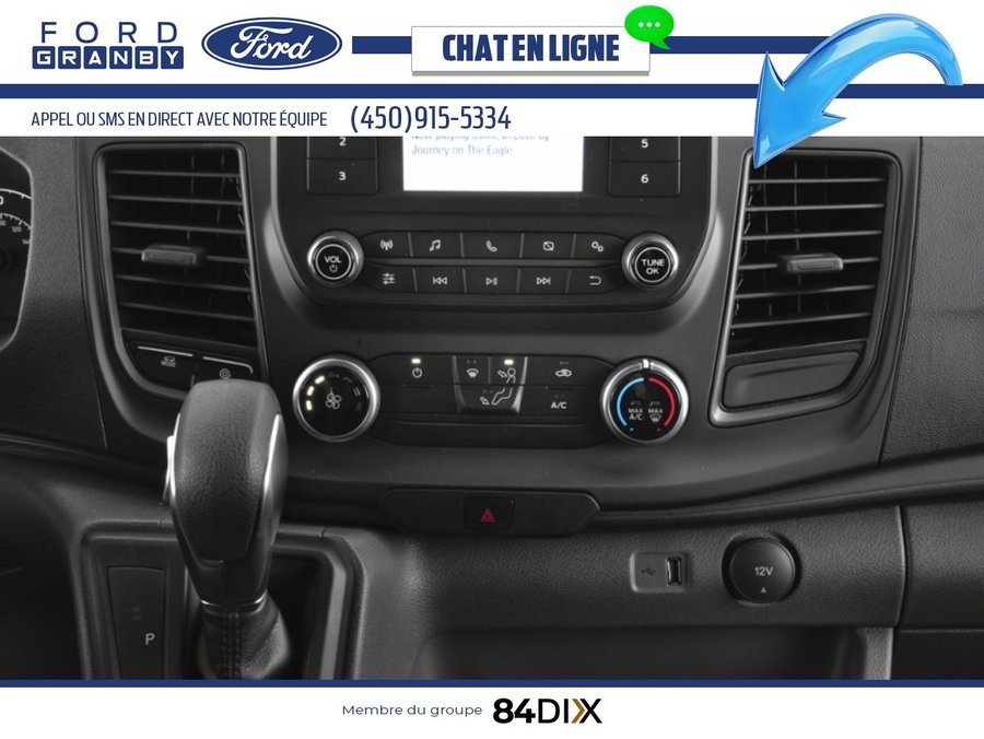 Ford Transit fourgon utilitaire T-350 toit surélevé PA 148 po PNBV de 9 500 lb 2025 Blanc Oxford