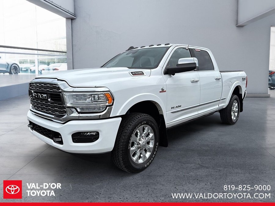 2022 Ram 2500 Limited cabine d'équipe 4x4 caisse de 6,4 pi White