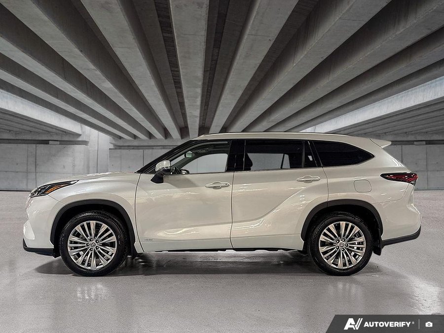 2025 Toyota Highlander Hybrid Limited White