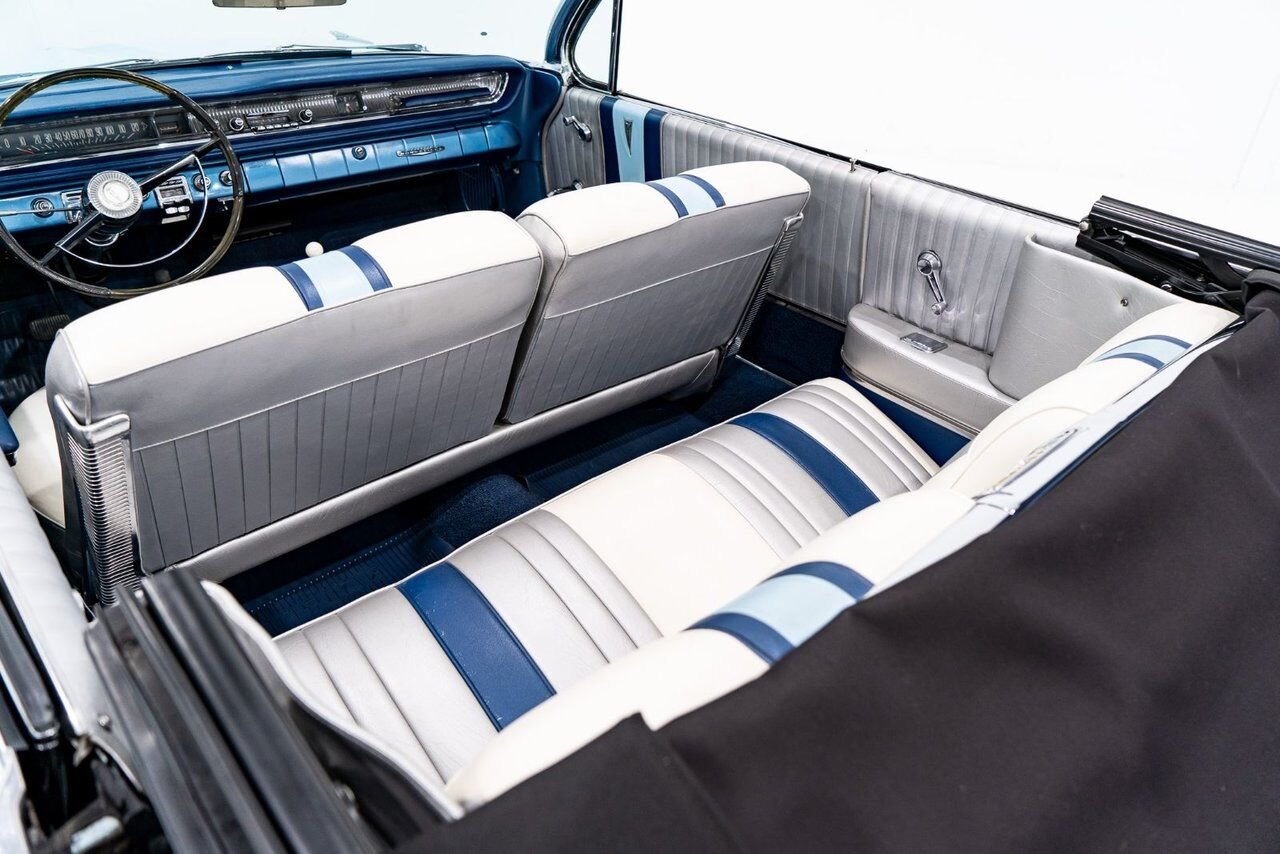 1961 Pontiac Bonneville **PRIX EN USD**C8 Suffix 389cu.in. TriPower 4 Speed Blue Montreal - photo #64