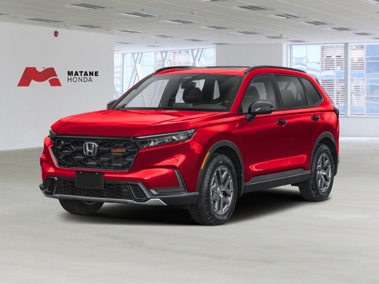 2027 Honda CR-V Hybrid CR-V TRAILSPORT HYBRID Radiant Red Metallic Matane - photo #0