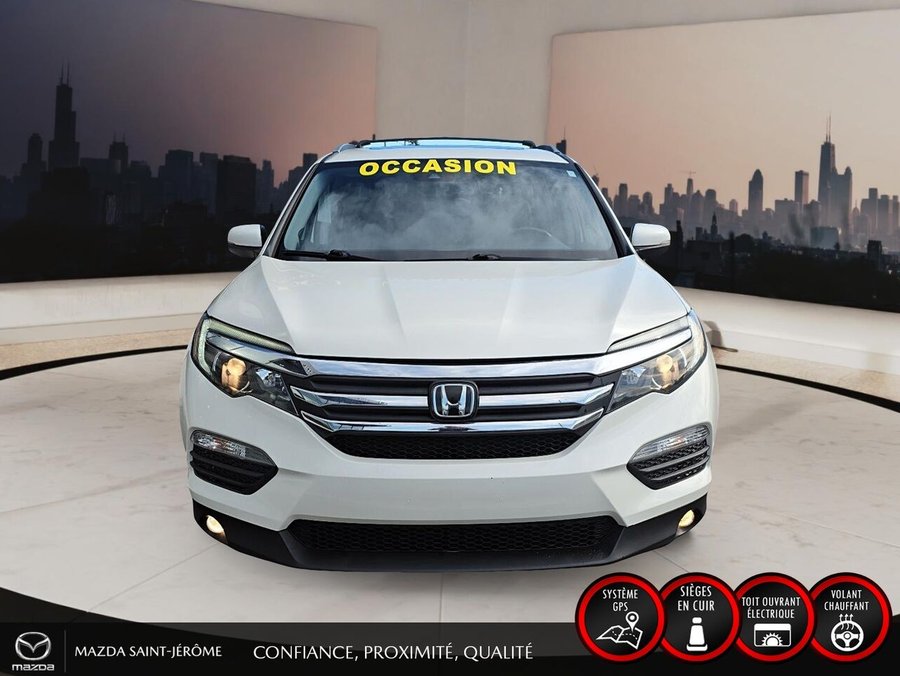 Honda Pilot EX-L | NAVIGATION | CUIR | TOIT OUVRANT | AWD | 2017 Blanc