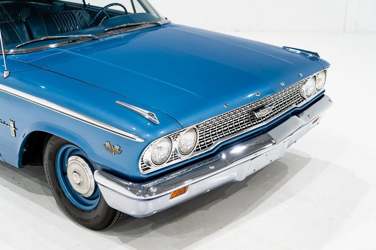 1963 Ford Galaxie 500 *PRIX EN USD* 406 Cu In TriPower 4-Speed Convertible Blue Montreal - photo #44