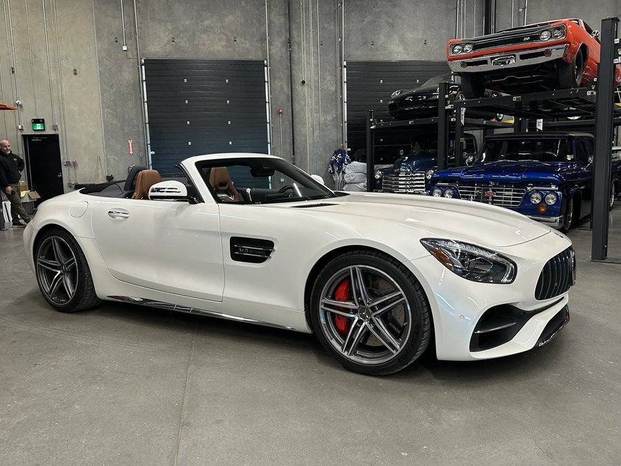 2018 Mercedes-Benz AMG GT C | Exclusive Saddle Brown Diamond Stitched Nappa Leather White