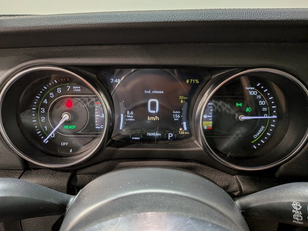 2021 Jeep Wrangler 4xe Unlimited Sahara 4x4 Grey Val-David - photo #16