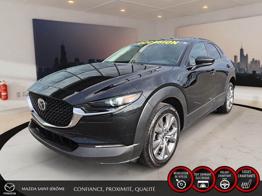 Mazda CX-30 GS LUXURY | TOIT OUVRANT | CUIR | AWD 2020 Noir