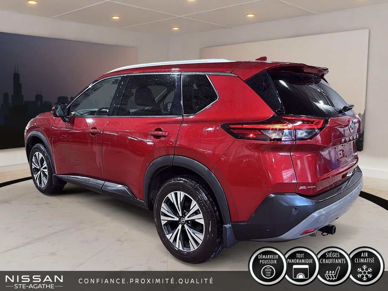 2021 Nissan Rogue Red Saint-Jérôme - photo #4