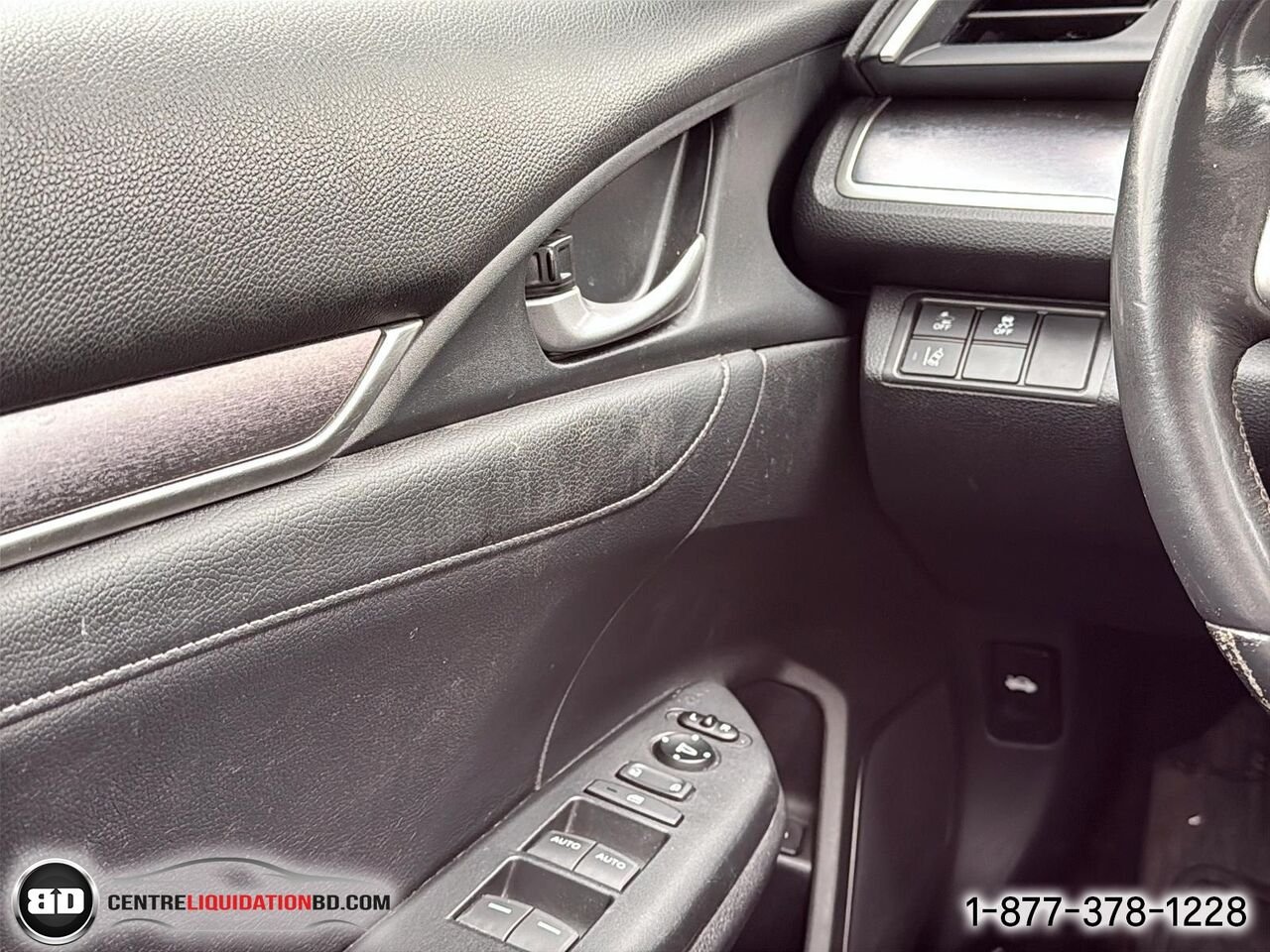 2017 HONDA CIVIC BERLINE TOURING AUTOMATIQUE | BD0383 Black Granby - photo #17