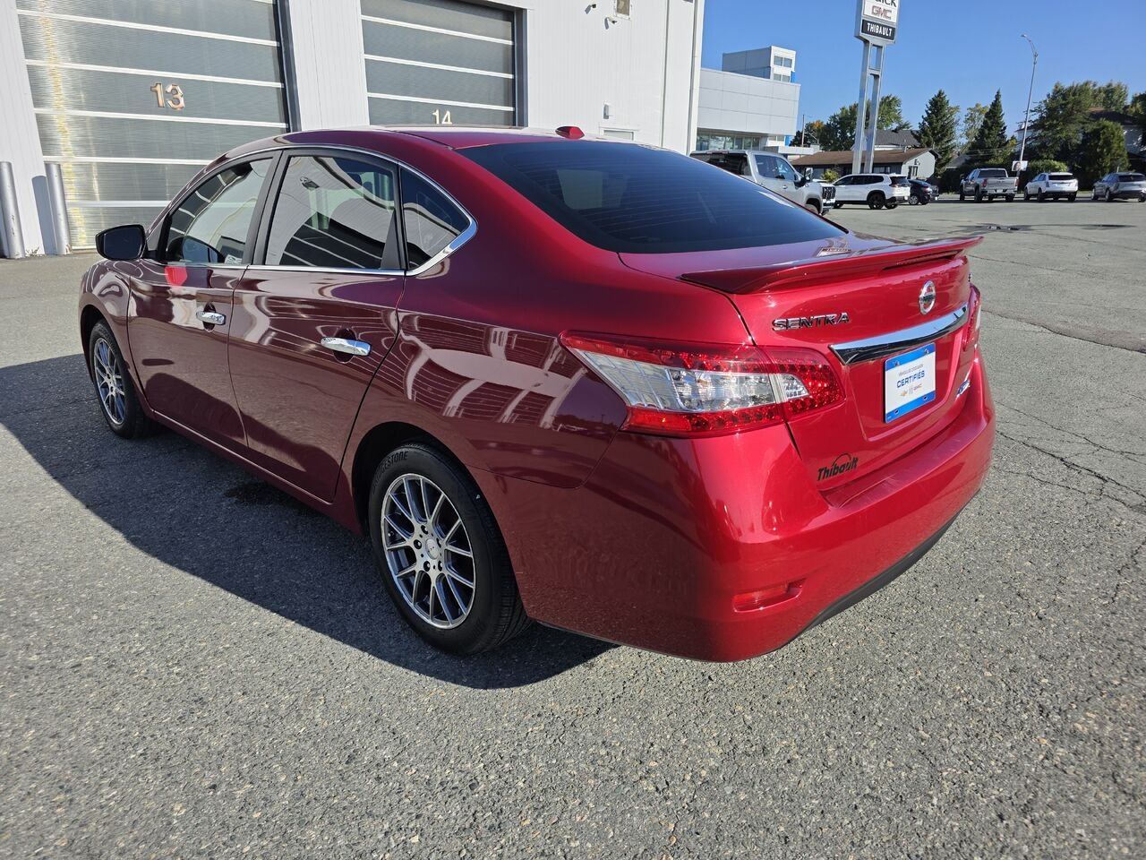 Nissan Sentra Berline 4 portes, CVT SV 2014 Rouge Rouyn-Noranda - photo #4