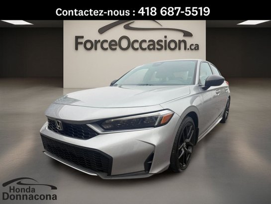Honda Civic Sport, Toit ouvrant, Bancs chauffant, Volant chauffant 2025 Argent