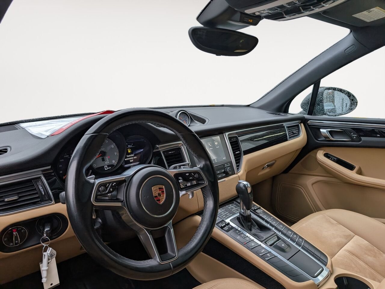 Porsche Macan S/AWD/SIÈGES EN CUIR ET CHAUFFANTS/TOIT OUVRANT PANORAMIQUE/BLUETOOTH/AC BIZONE 2017 Noir Sherbrooke - photo #8