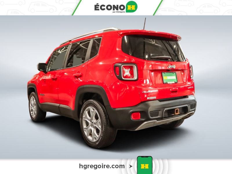 Jeep Renegade 822863A | Limited 4X4 CUIR TOIT NAV BLUETOOTH CAMÉRA MAGS 2018 Rouge Laval - photo #5