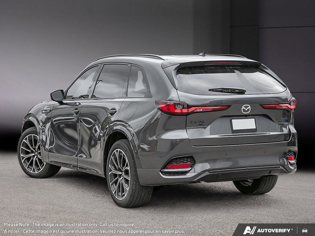 Mazda CX-70 hybride rechargeable JM3KJDHA8T1206358 2026 Gris mécanique métallisé Mirabel - photo #3