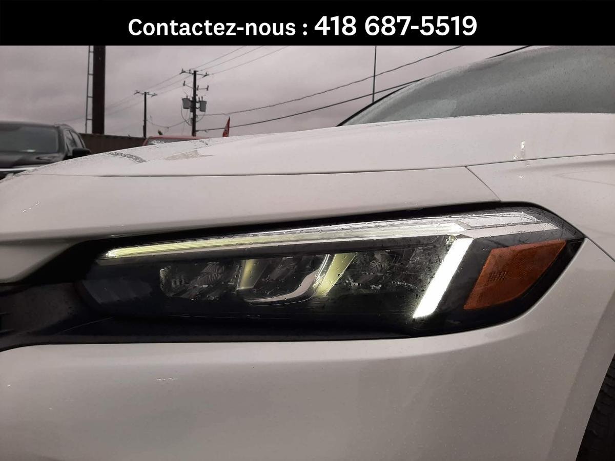2023 Honda Civic White  - photo #5