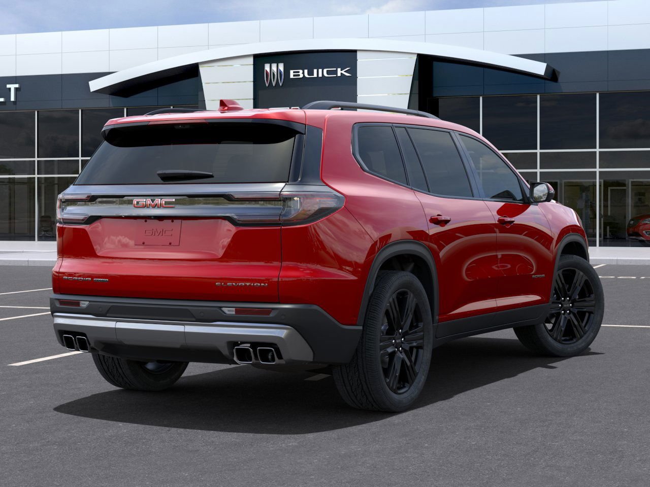 2025 GMC Acadia Elevation Volcanic Red Tintcoat Saint-Eustache - photo #3